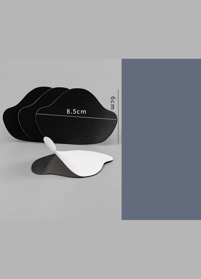 Наклейка на протертий задник у взуття або для реставрації задника взуття чорного кольору No Brand (308359368)