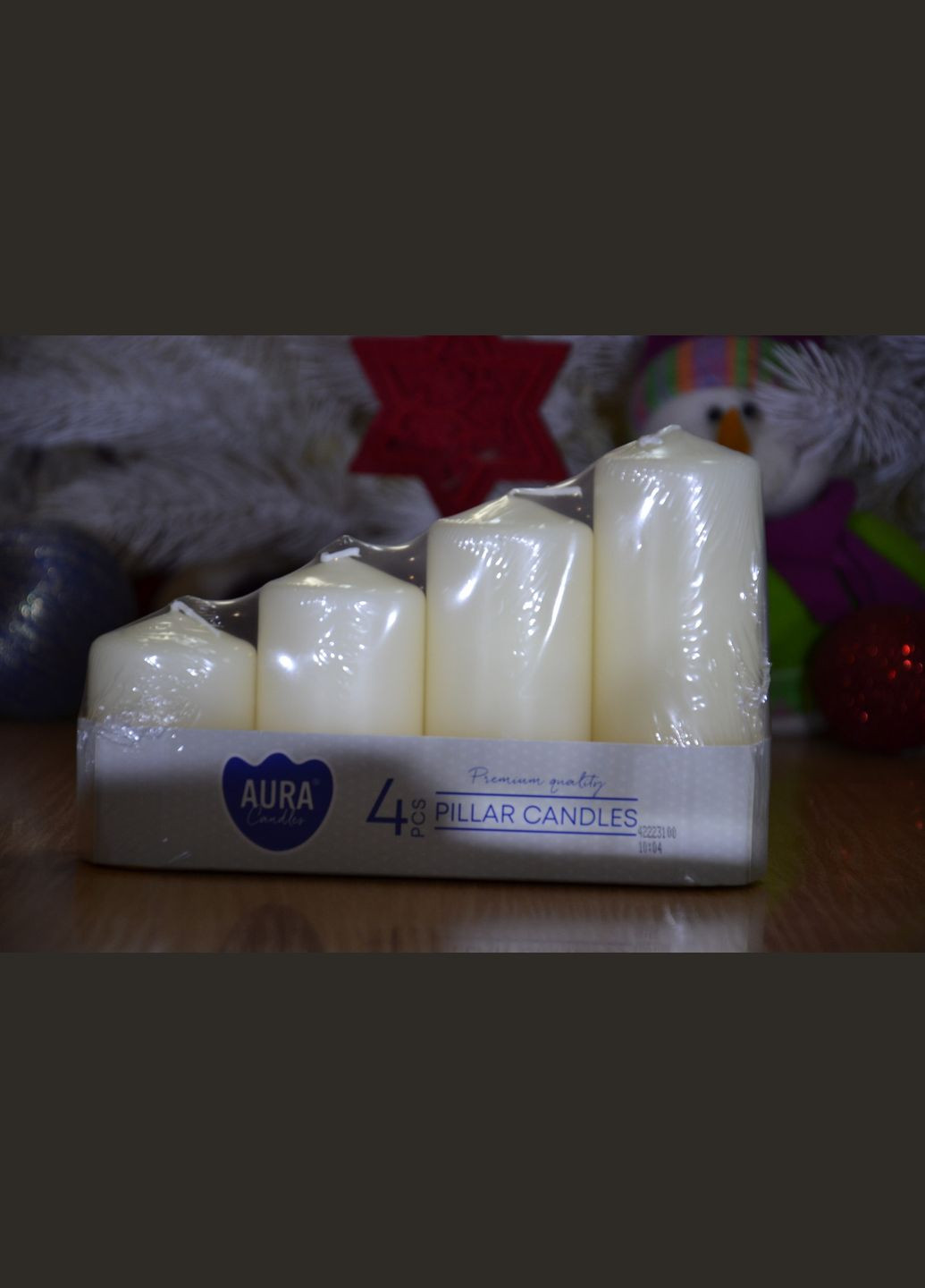 Набір свічок 4 шт. циліндр Молочний (sw50/4-011) Bispol (315348685)