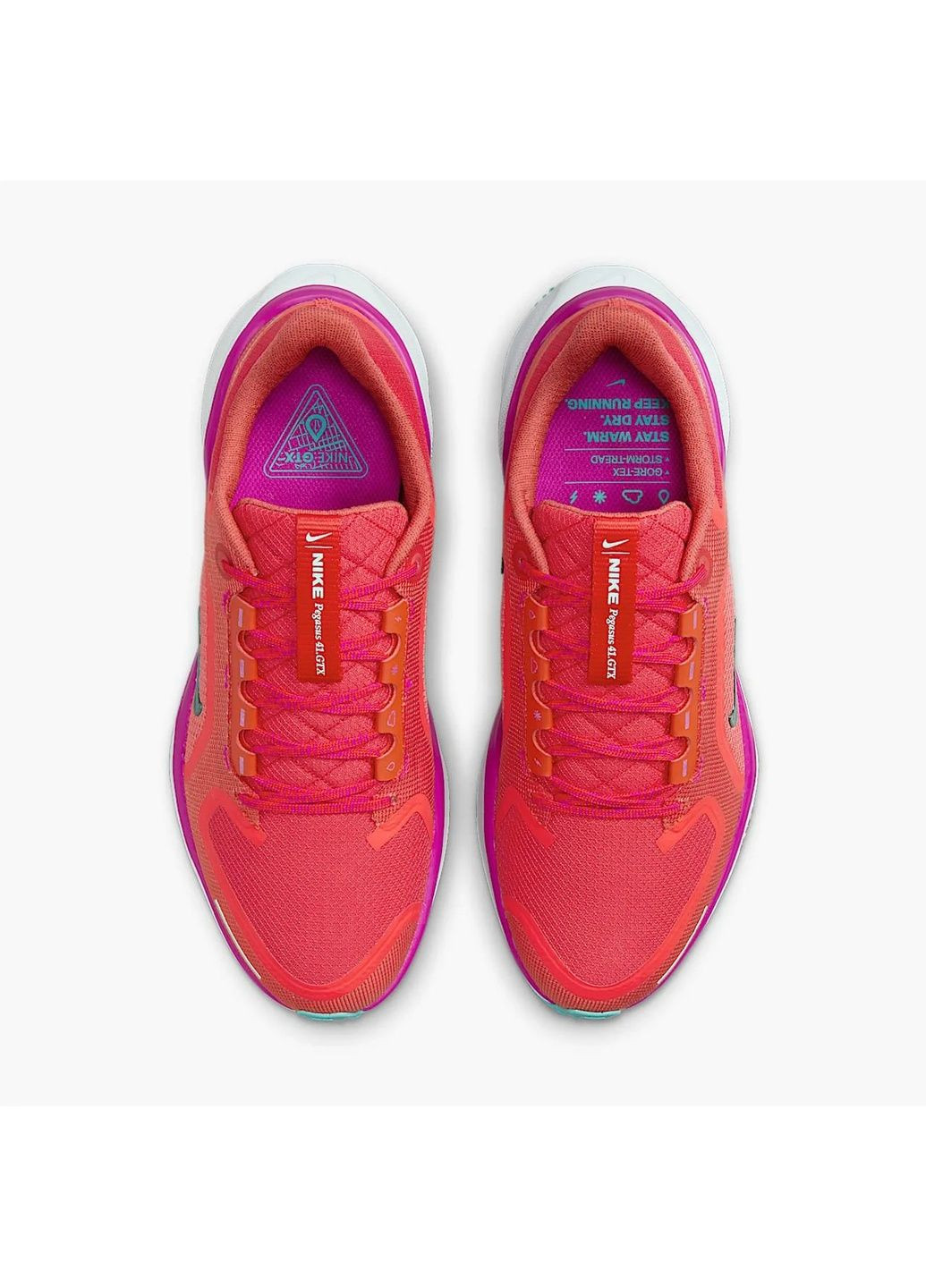 Кроссовки женские Pegasus Gore Tex Red Nike красные (364838719)