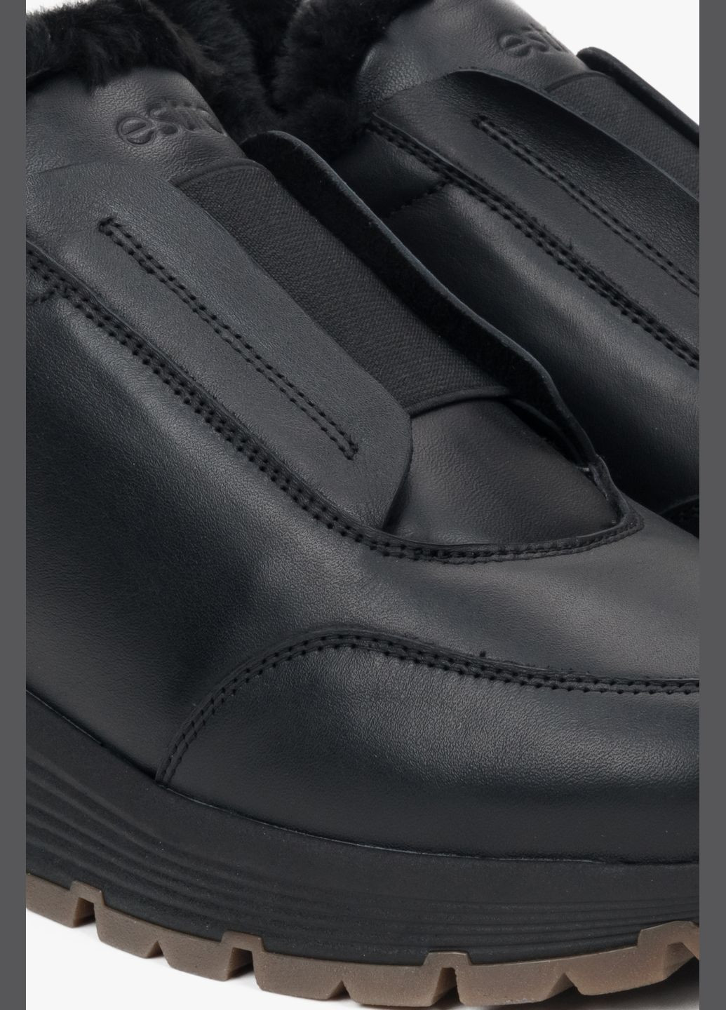 Кроссовки, цвет черный Estro чёрные зима (325609453)