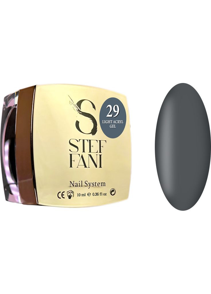 Жидкий гель для ногтей Light Acryl Gel 29, 10 мл Steffani (352175048)