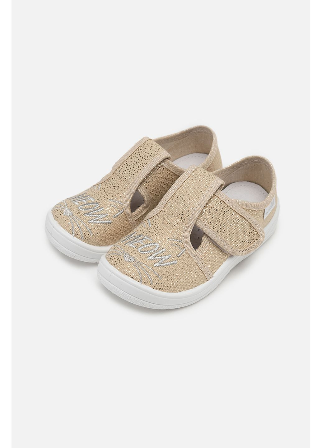 Бежевые слипоны для девочки цвет бежевый cb-00259959 Waldi