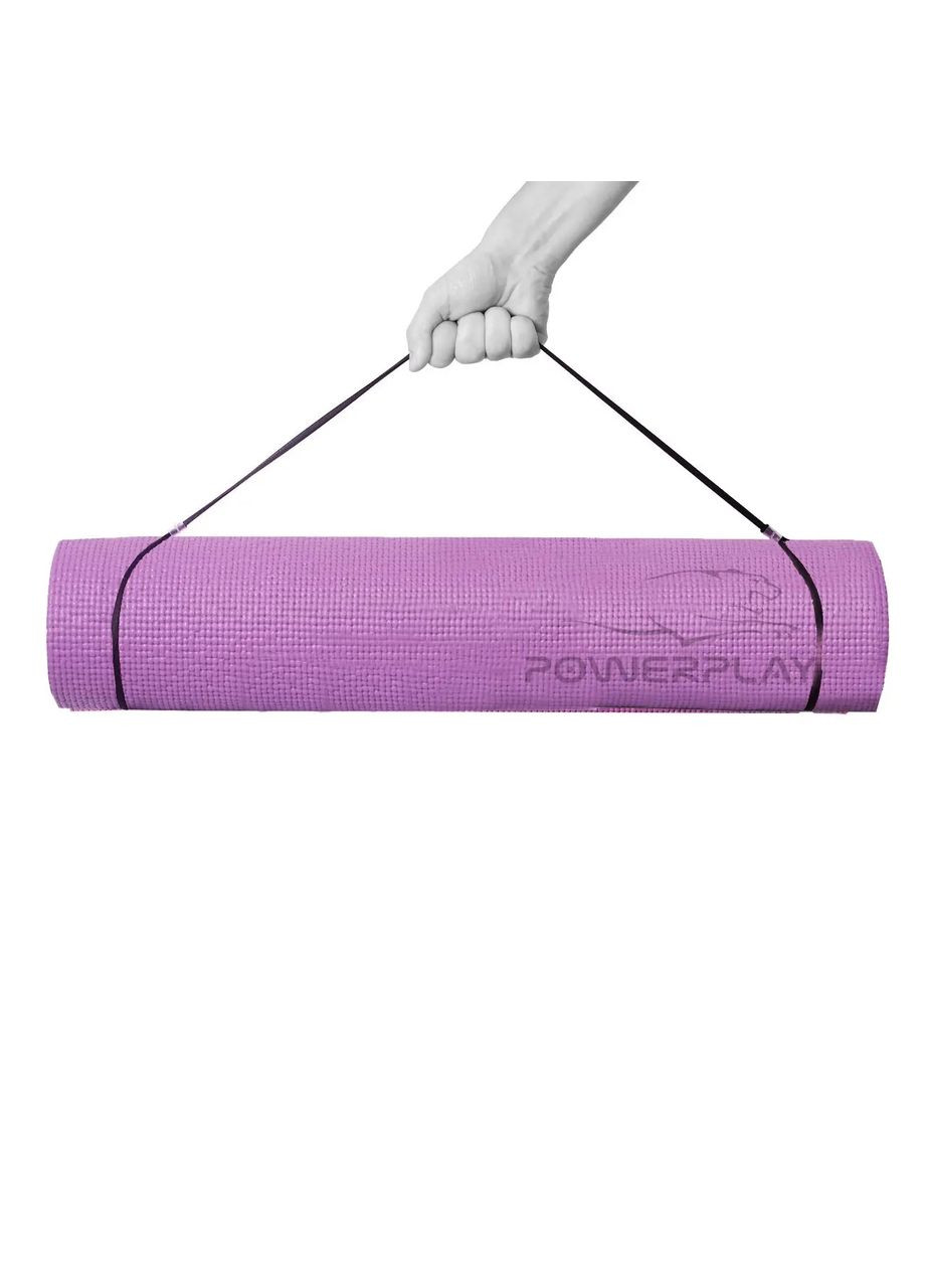 Коврик для йоги и фитнеса 4010, 173x61x0.6, Lavender PowerPlay (334704897)
