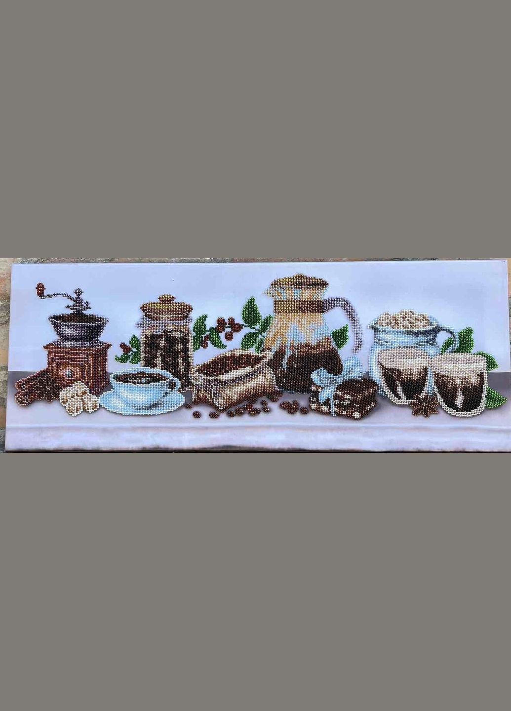 Набір для вишивки бісером "Кавовий бум", 69,5х30 см No Brand (345734208)