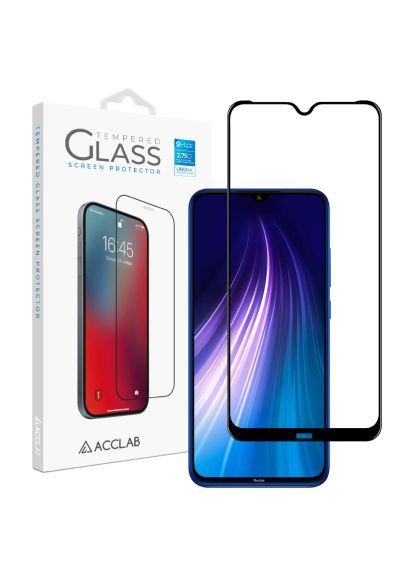 Стекло защитное (1283126508752) ACCLAB Full Glue Xiaomi Redmi Note 8 (366657258)