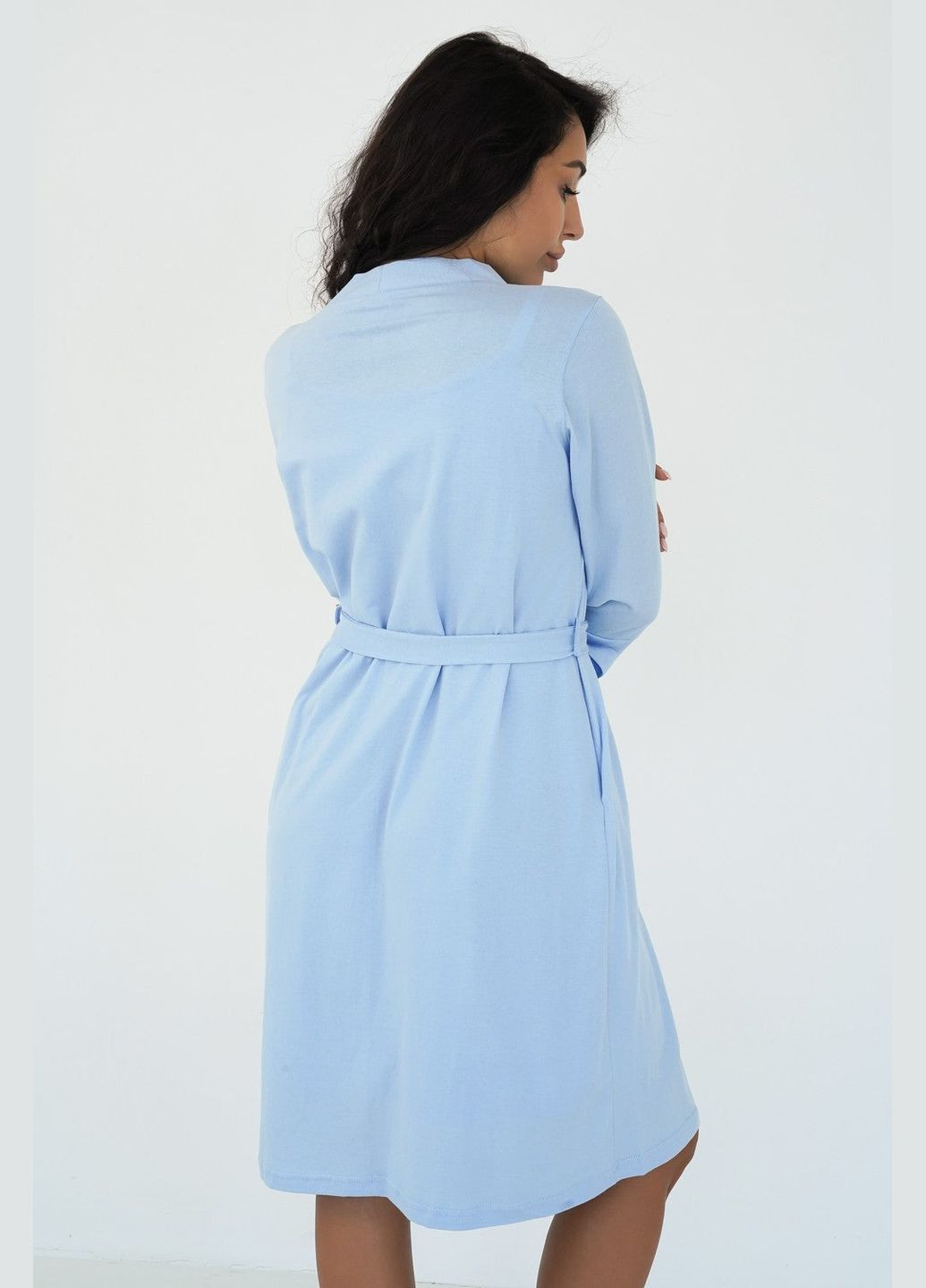 Халат для вагітних і годуючих мам Мамин Дім Rosemary 25316 light blue (302753999)