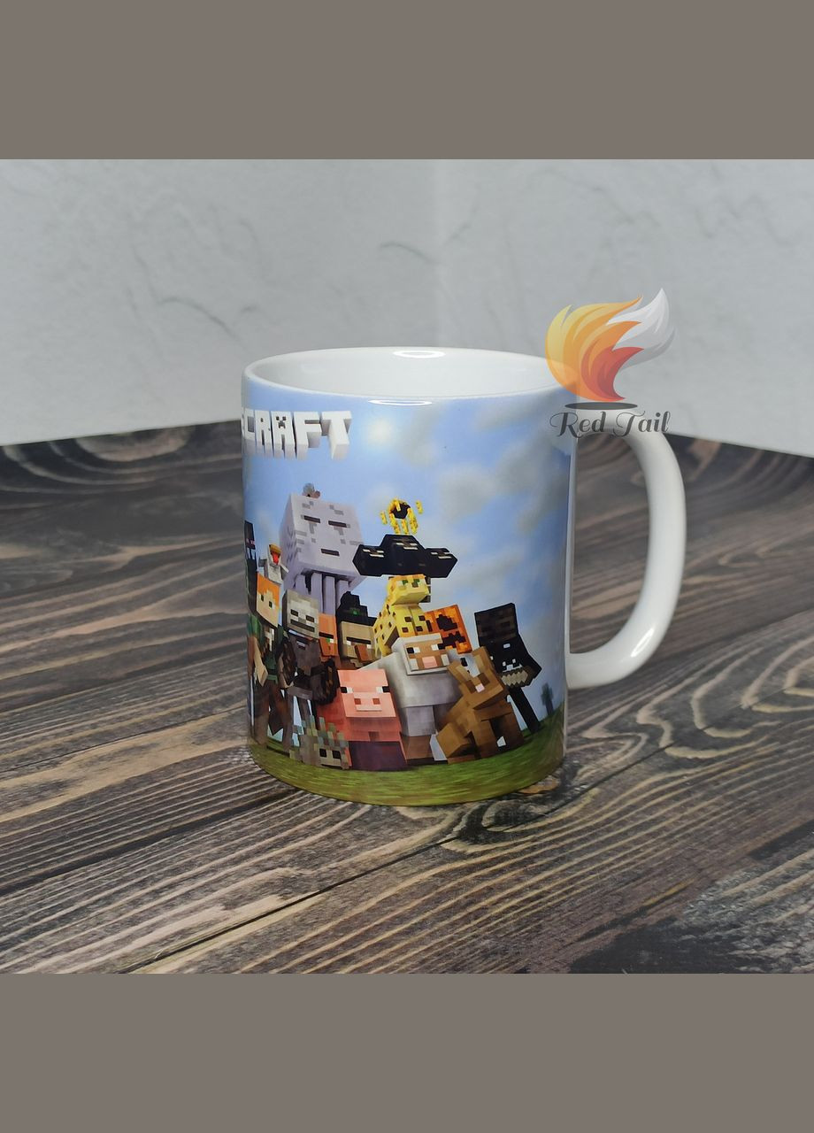 Чашка подарочная "Майнкрафт мобы" 330 мл No Brand (328439116)