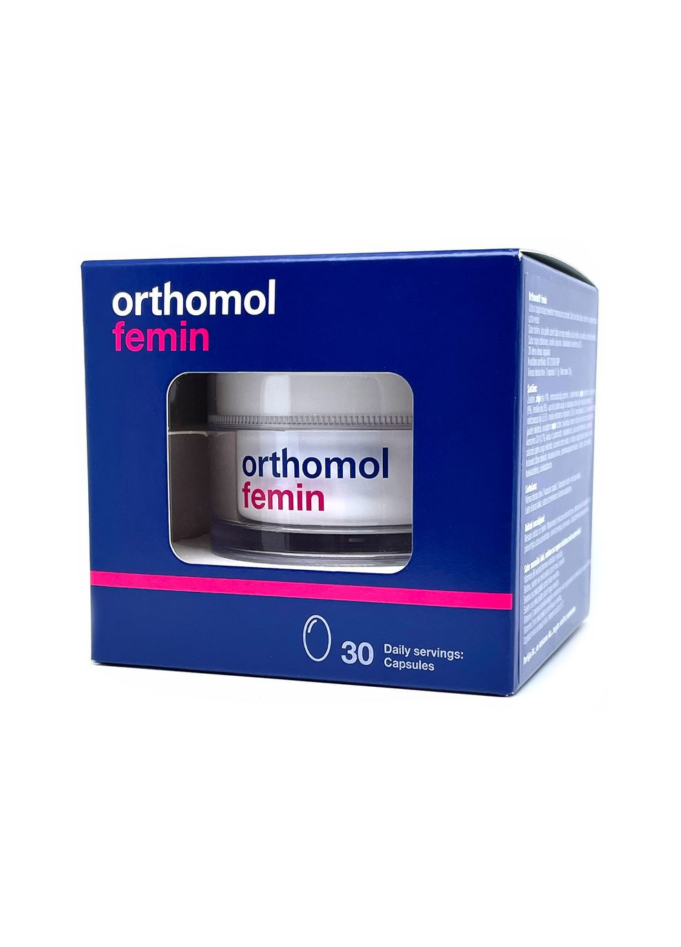 Вітамінний комплекс для жінок у період менопаузи Femin (60 капсул на 30 днів) Orthomol (280265871)