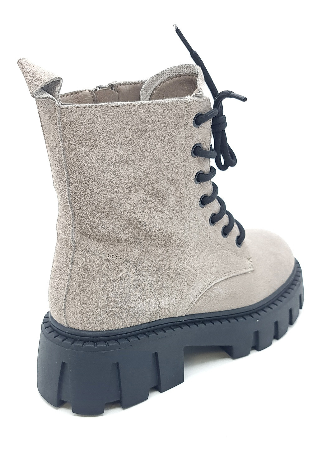 Осенние женские ботинки зимние серые замшевые ii-11-17 23 см(р) It is