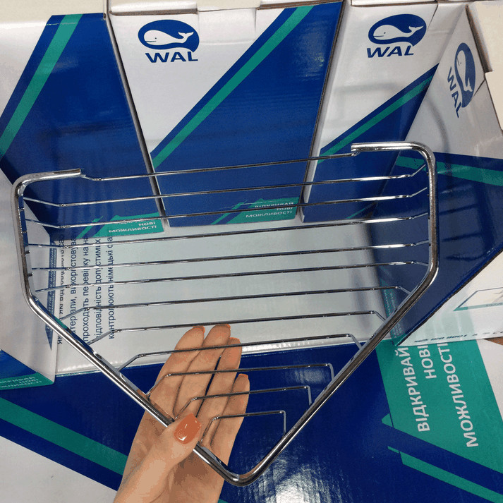 Полочка угловая (решетка) REG4-G3 WAL (327435212)