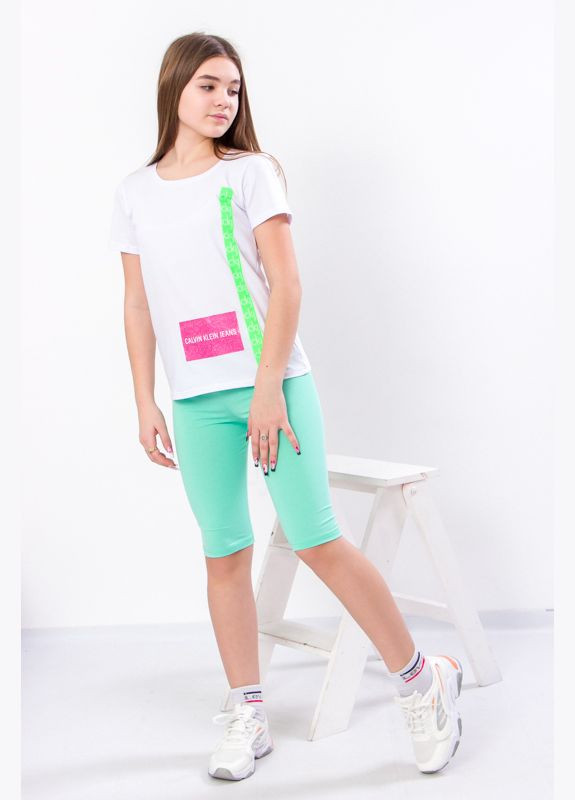 Велосипедки для девочек подростковые однотонные на резинке (p-6592) Носи своє (307800933)