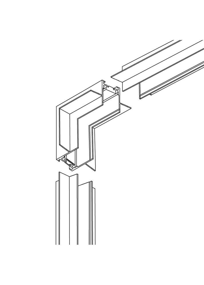 З’єднувач DTD-LV кутовий внутрішній чорний Violux (365652401)