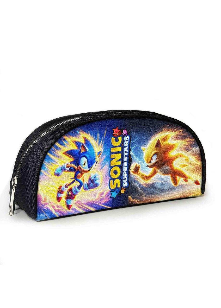 Пенал шкільний з принтом Супер Сонік 23х10х8 см дитячий для дівчинки, хлопчика (3921) No Brand (364822940)