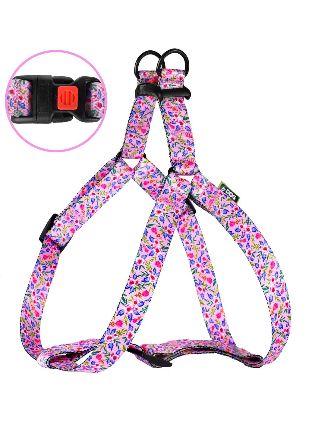 Шлей охват грудной клетки 5081 см ширина 25 мм (2100102428011). Hi Dog (279567052)