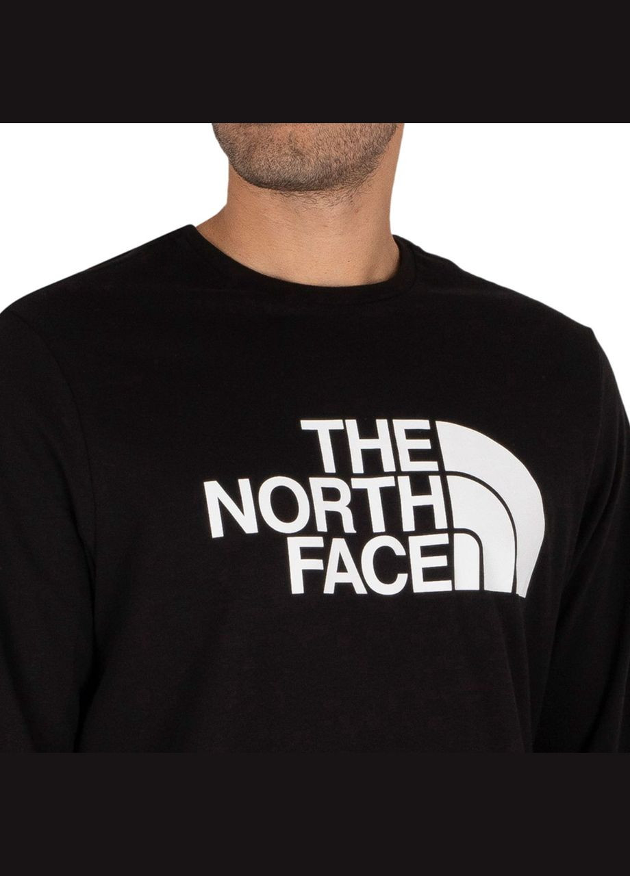Черный демисезонный лонгслив The North Face