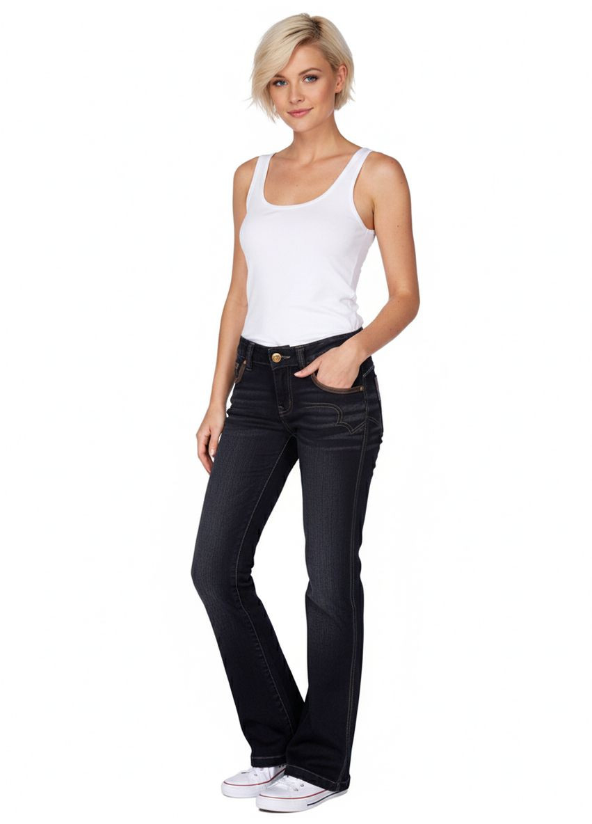 Жіноджинсичі вінтажні Чорний 6th Avenue - (363261538)