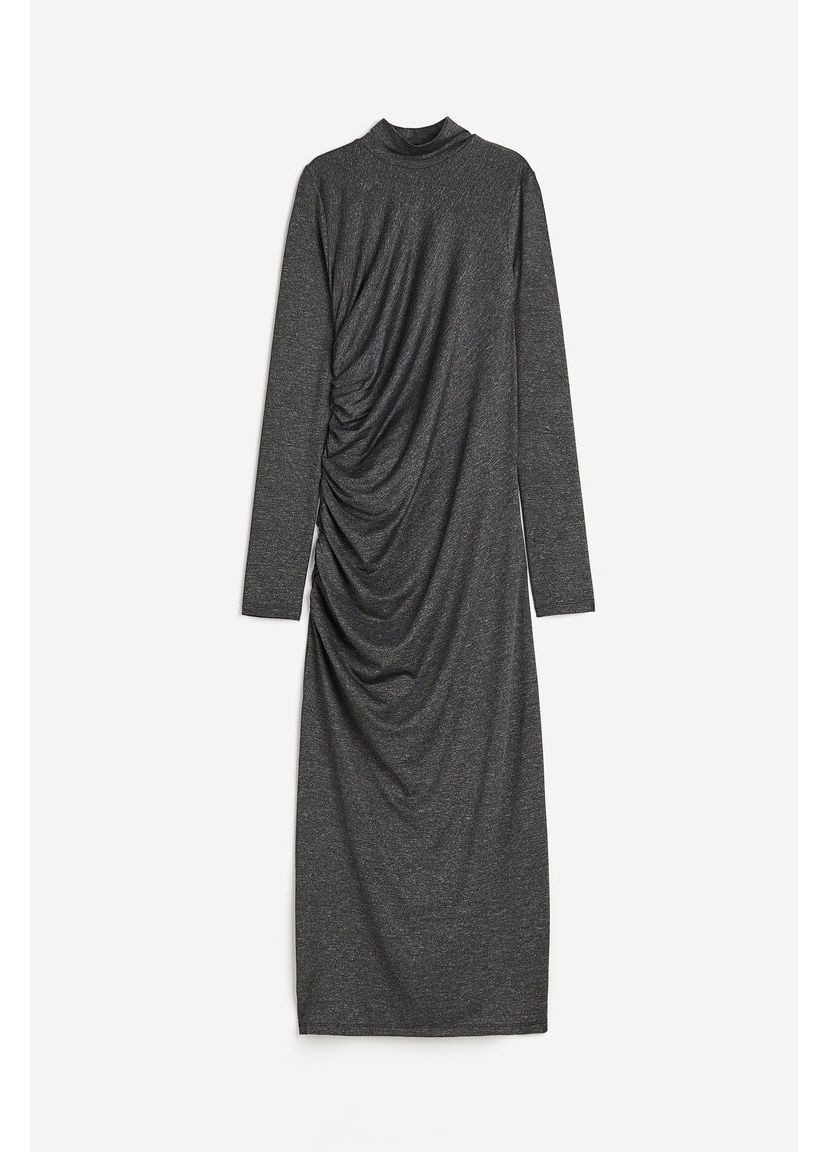 Сіра сукня жіноча сіра довжиною до ікри,розмір s H&M однотонна