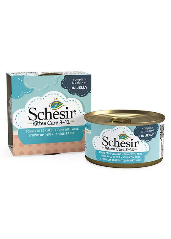Tuna with Aloe Kitten - Консервований корм з м'ясом тунця і алое для кошенят - 85 г Schesir (327054971)
