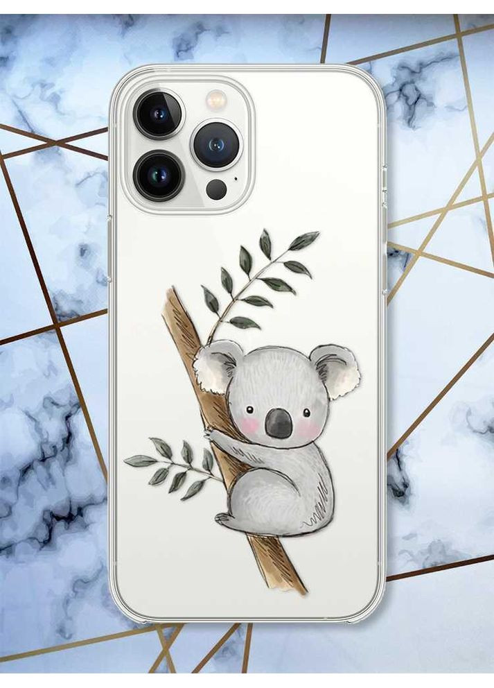 Чехол с защитой камеры на iPhone 14 Pro:: Коала (принт 132) Creative (359487345)
