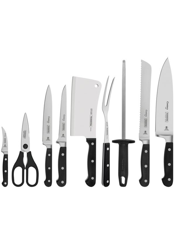 Набір ножів СЕNTURY shefs, 10 шт. Tramontina комбінований,
