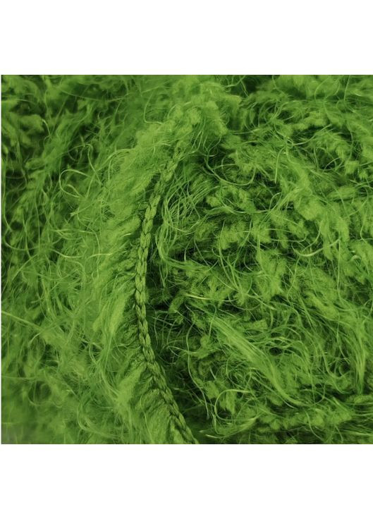 Пряжа Fluffy букле плюш (Турция) Флуффи В-721 салат Popyarn (366394184)