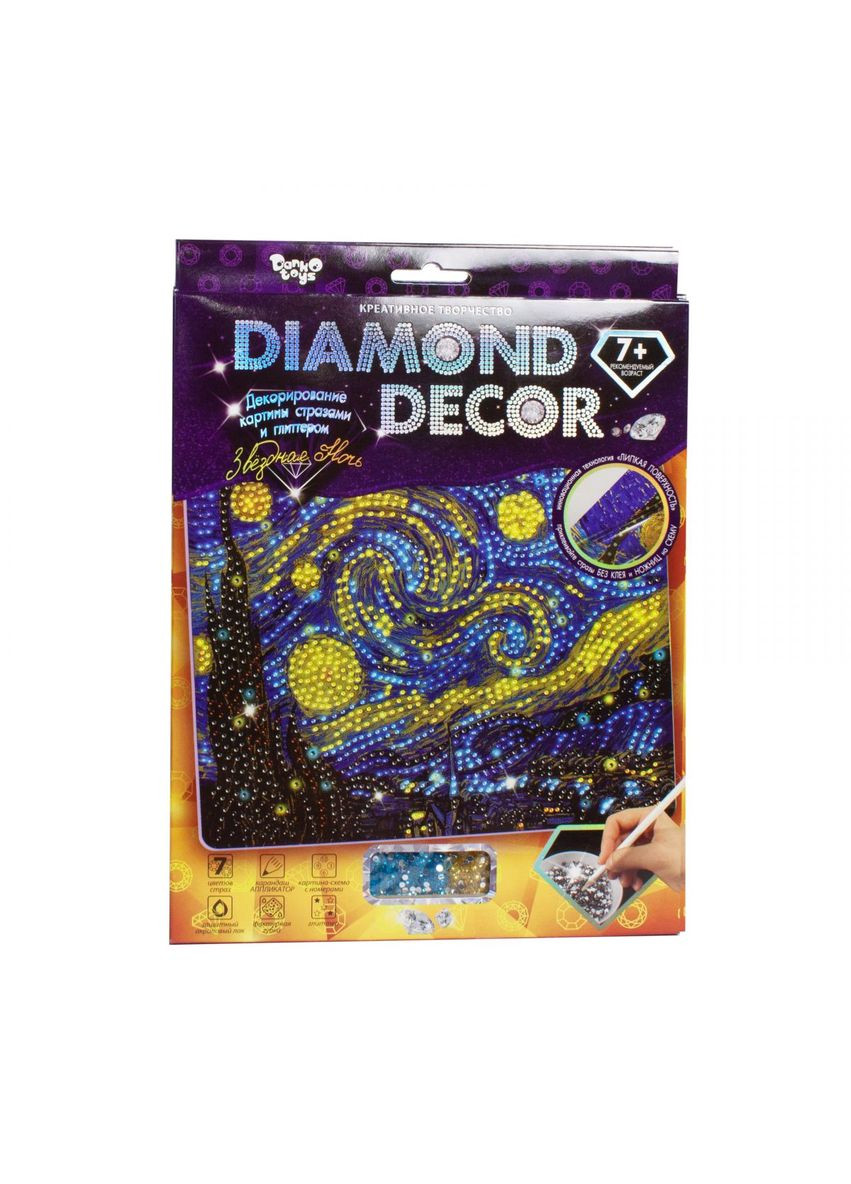 Набір для творчості "Diamond Decor: Зоряна ніч" Dankotoys (294727793)