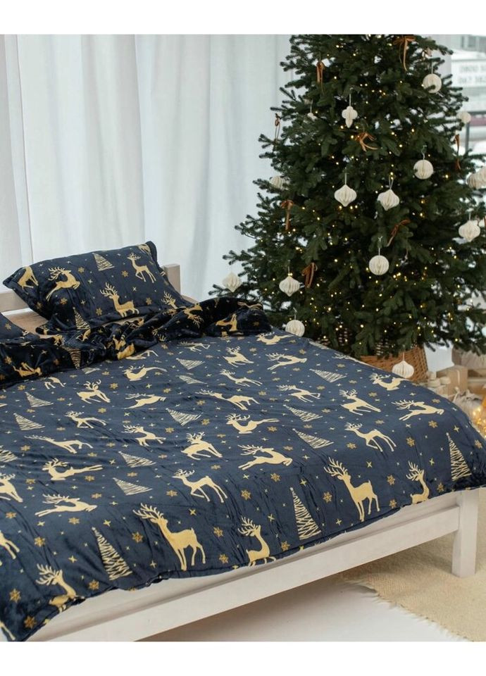 Постільна білизна плюшева двоспальне Home 20736 180х215 см DUSHKA (327790814)