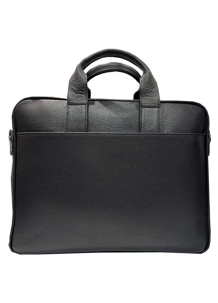 Сумка для документов и ноутбука кожаная черная (Д/Ш/В) 39/8/30 (см) Karya (336377984)
