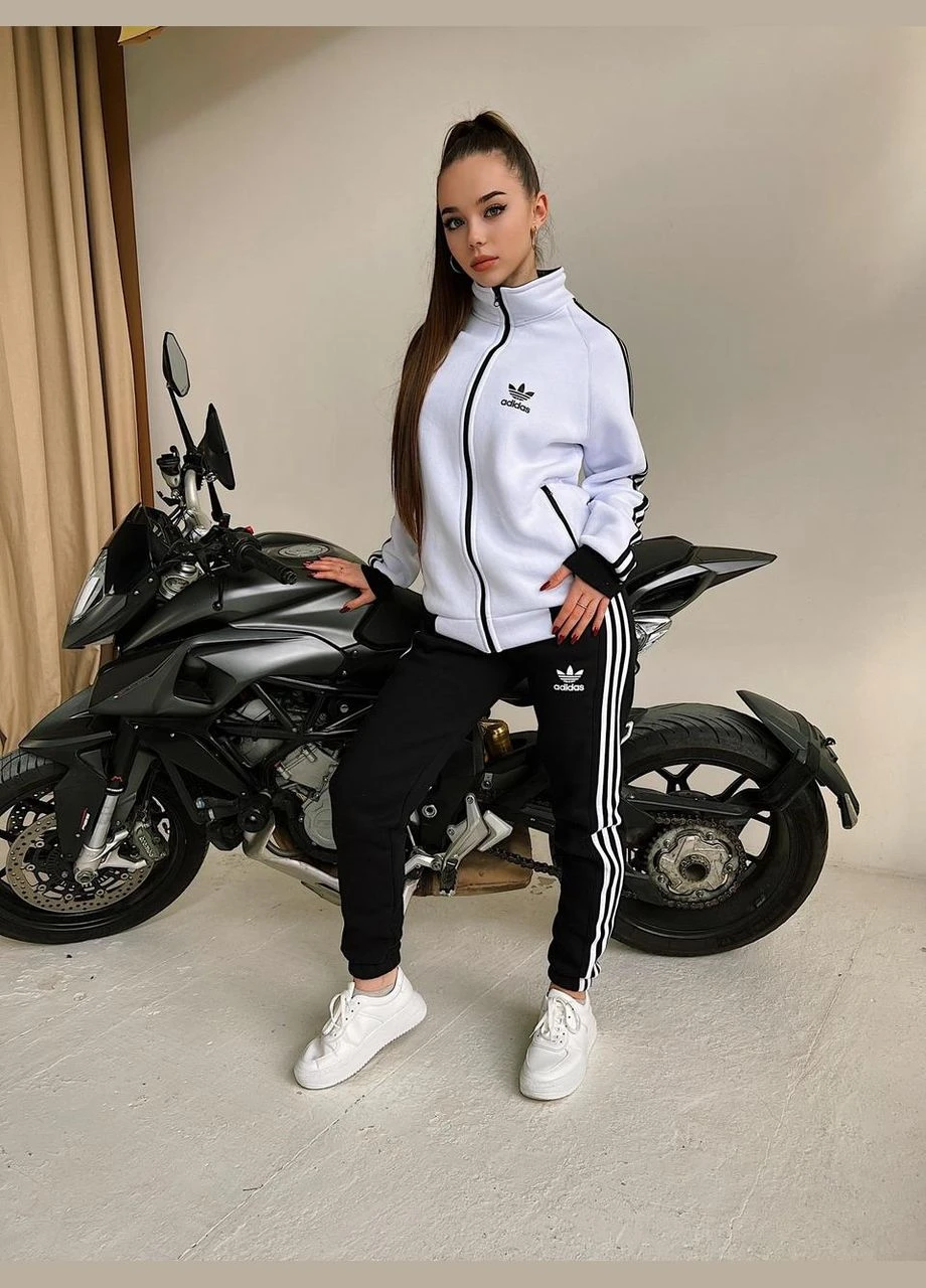 Спортивний костюм унісекс adidas білий No Brand (353848824)