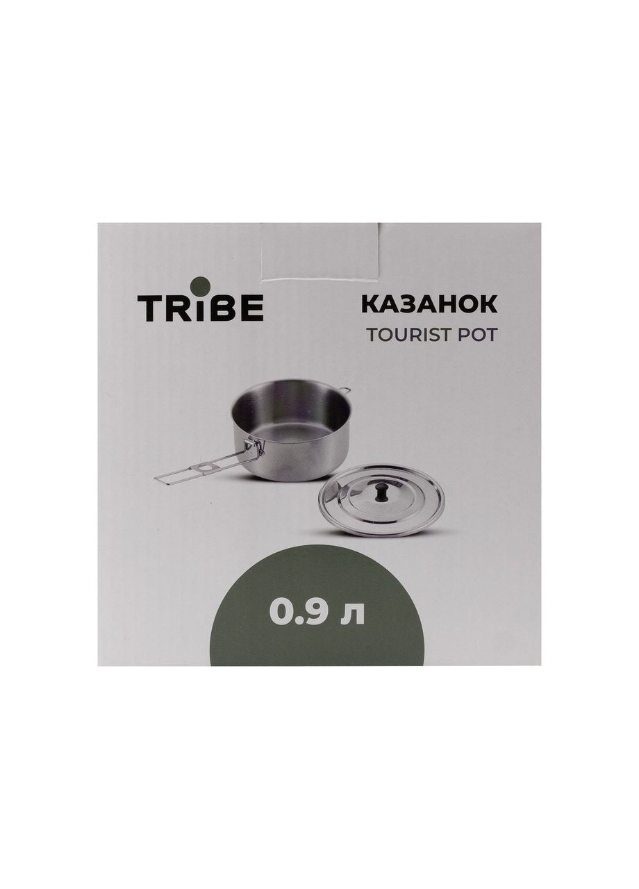 Котелок Tourist Pot 0,9 л стальной T-FH-0007-metal Tribe (368703615)