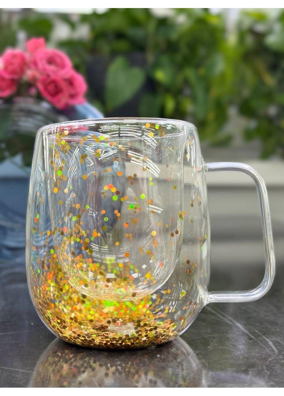 Кружка с двойным стеклом 330мл "Волшебная композиция" разные цвета OSM (365549045)