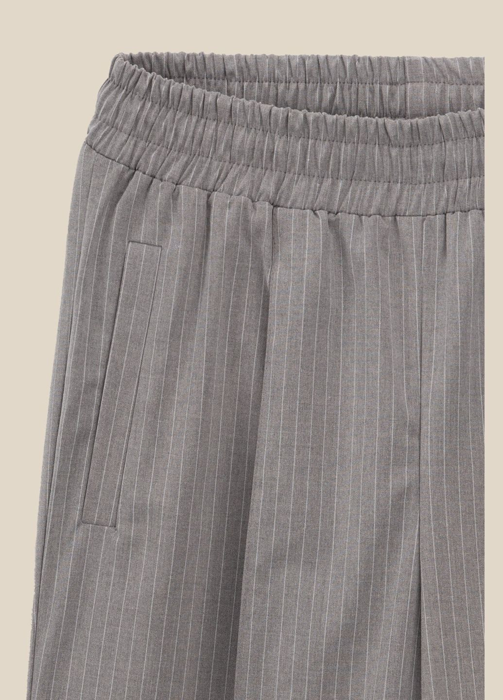 Брюки прямые с узором женские WBC02447 Серый shop (2000990763440) LAWA Класика прямі (361498804)