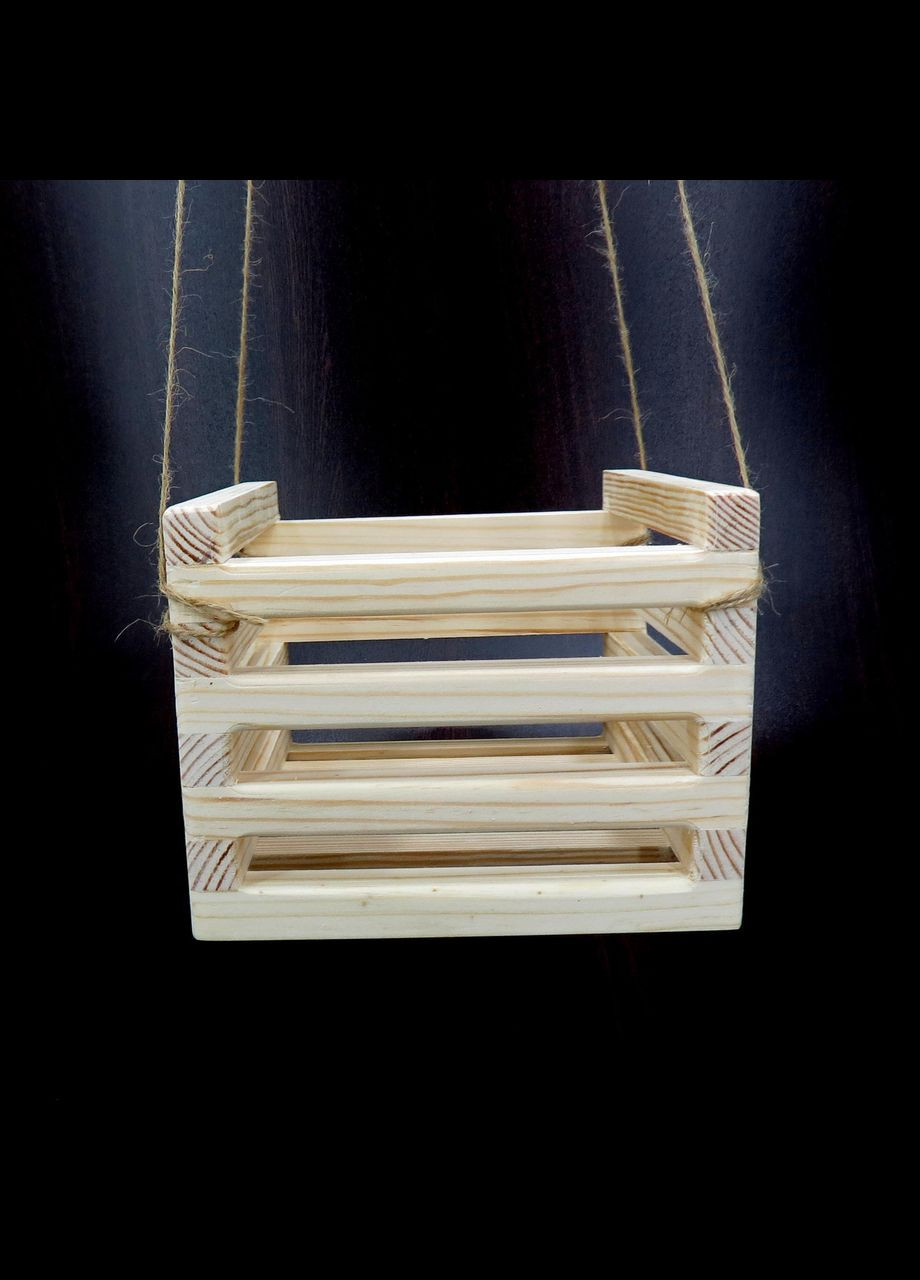 Кашпо з дерева Вязель бланже (КАШ-003101) No Brand (328450522)