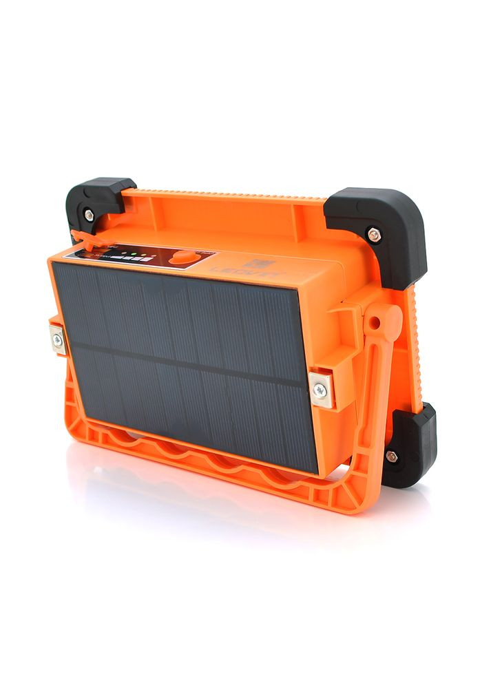 Переносной фонарь прожектор Leovin LE-068+Solar (30W), 36 LED(SMD), 4 режима, встроенный аккумулятор, заряд от 5V, USB выход,Box Voltronic (315502242)