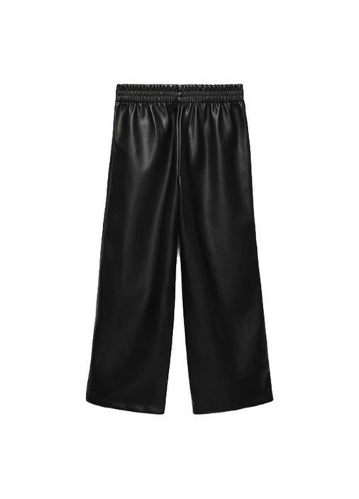 Черные прямые брюки Zara