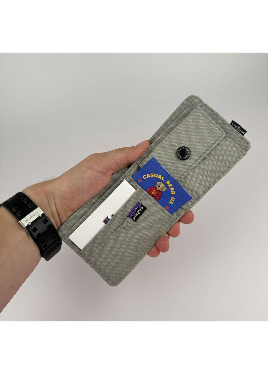 Гаманець портмоне Патагонія Сірий No Brand (362501824)