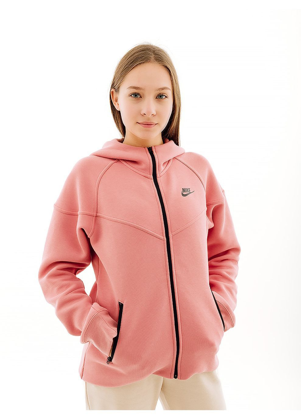 Жіноча Толстовка HDY Рожевий Nike (282615812)