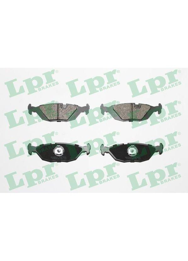 Колодки гальмівні дискові (комплект 4 шт) ЗАДН VOLVO 460 (464) 1.8 1988.09-1996.12 LPR (363054357)