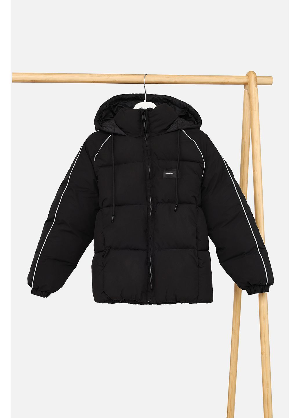 Чорна зимня куртка для хлопчика колір чорний cb-00282365 Yuki