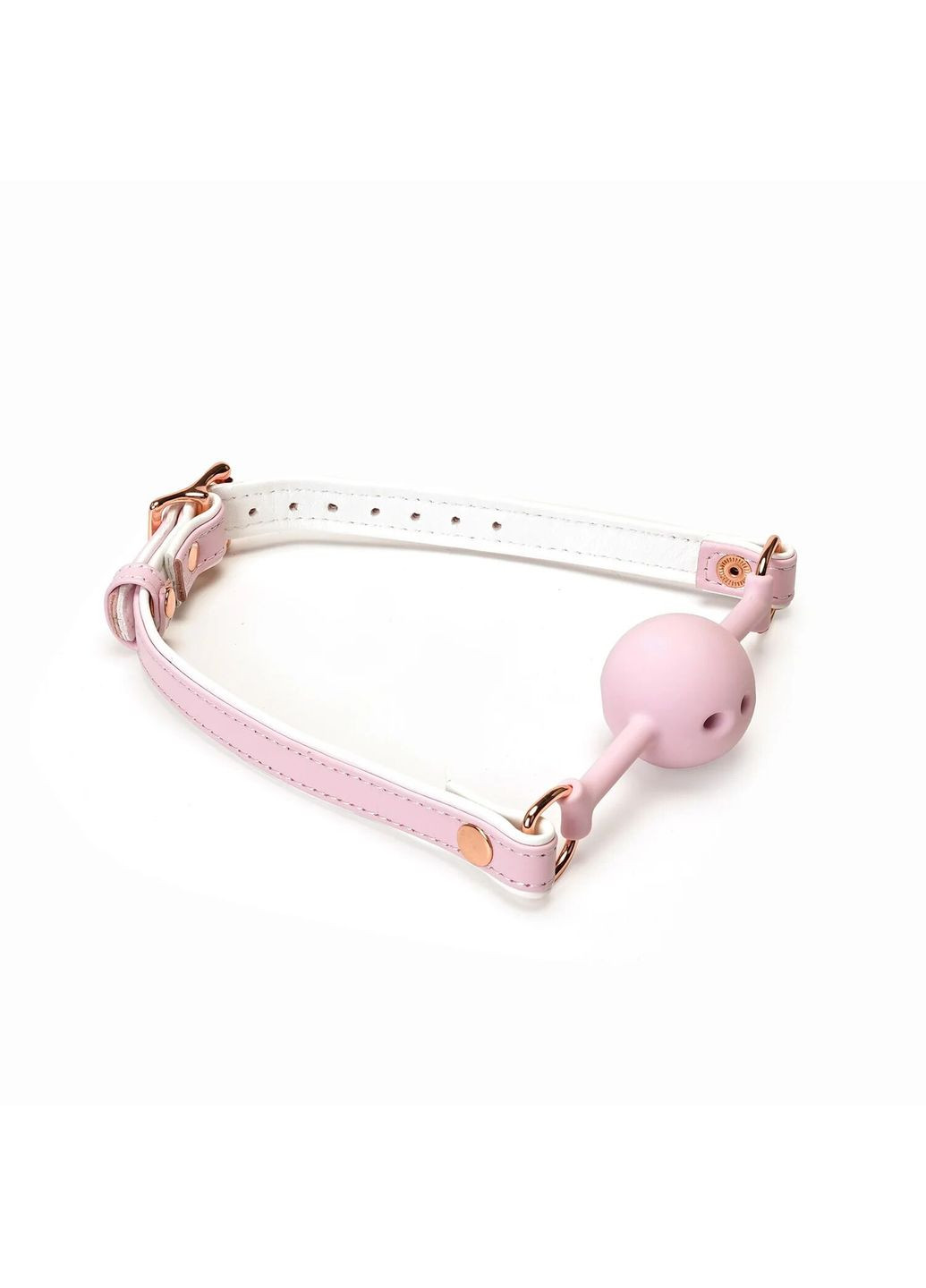 Кляп White & Pink Fairy Goat Leather Ball Gag Liebe Seele (363039788)