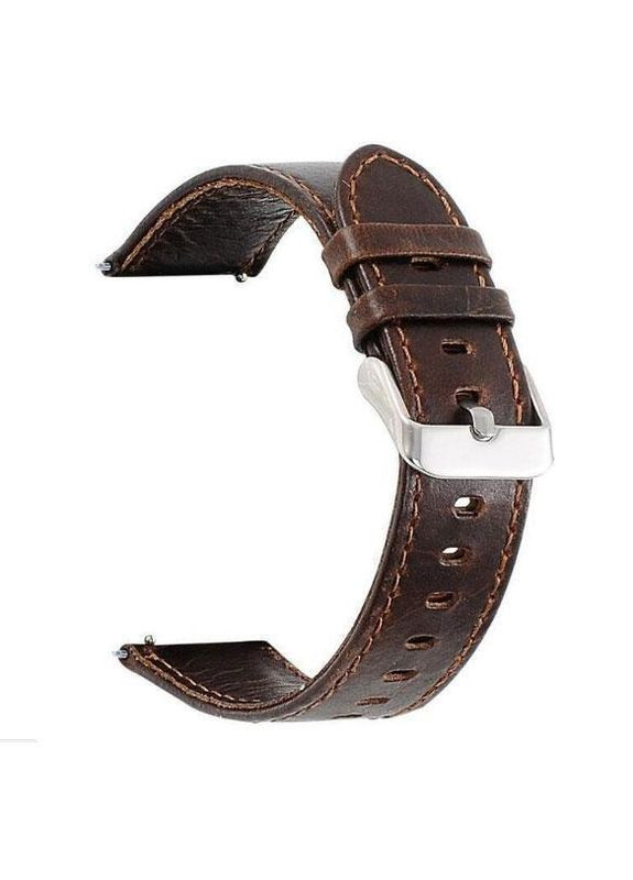 Кожаный ремешок для часов Samsung Galaxy Watch 3 45mm (SM-R840) - Dark Brown Primo (333720247)