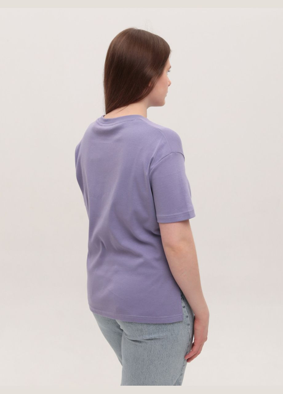 Футболка жіноча бузкова вільна Whitney Вільна - (328000589)