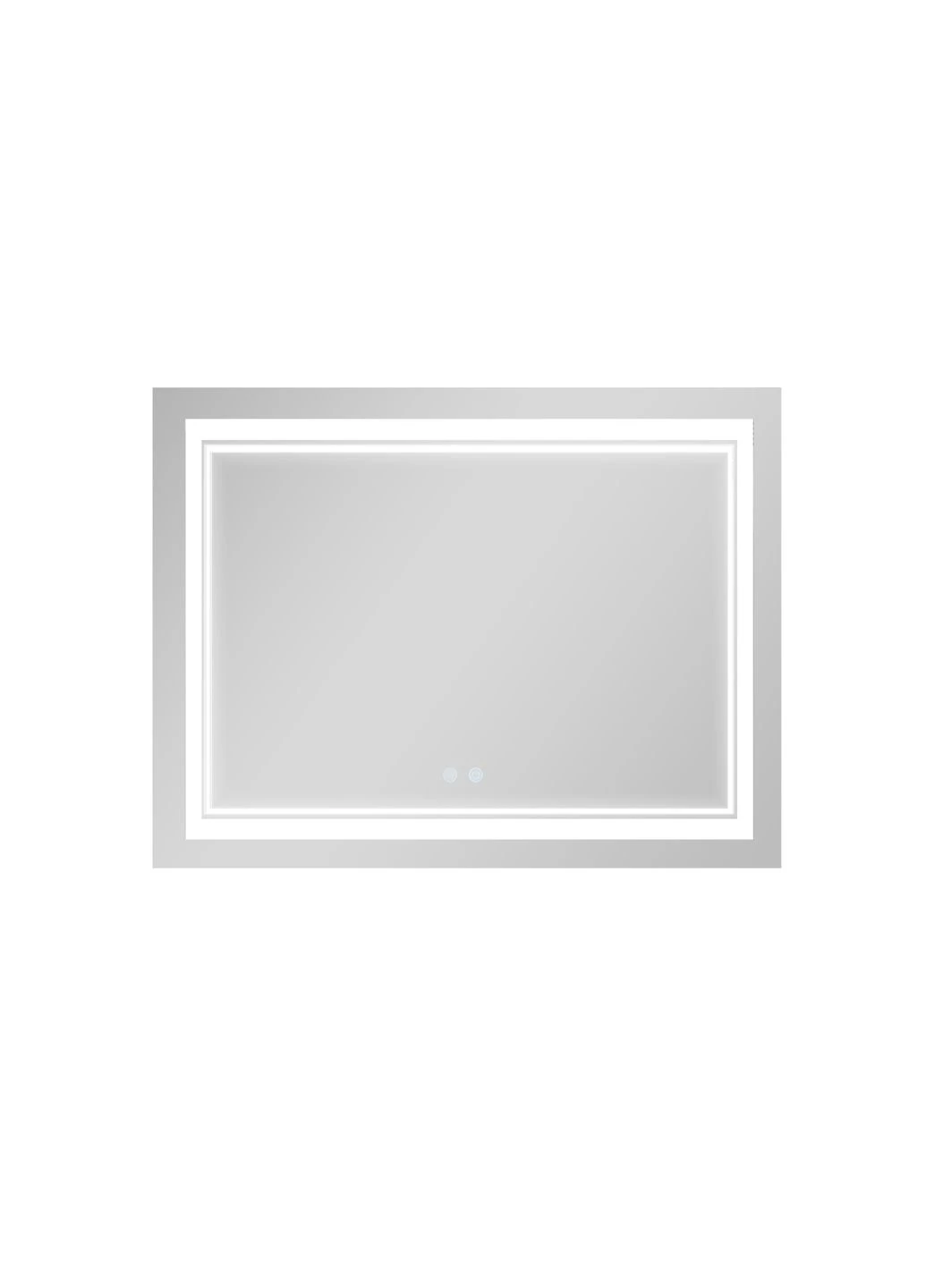 Дзеркало Cardinal () 1000х800 з LED-підсвічуванням Touch, з антизапотіванням, з димером, рег. темп. кольору (3000-6500K) Qtap CA1 (341326512)