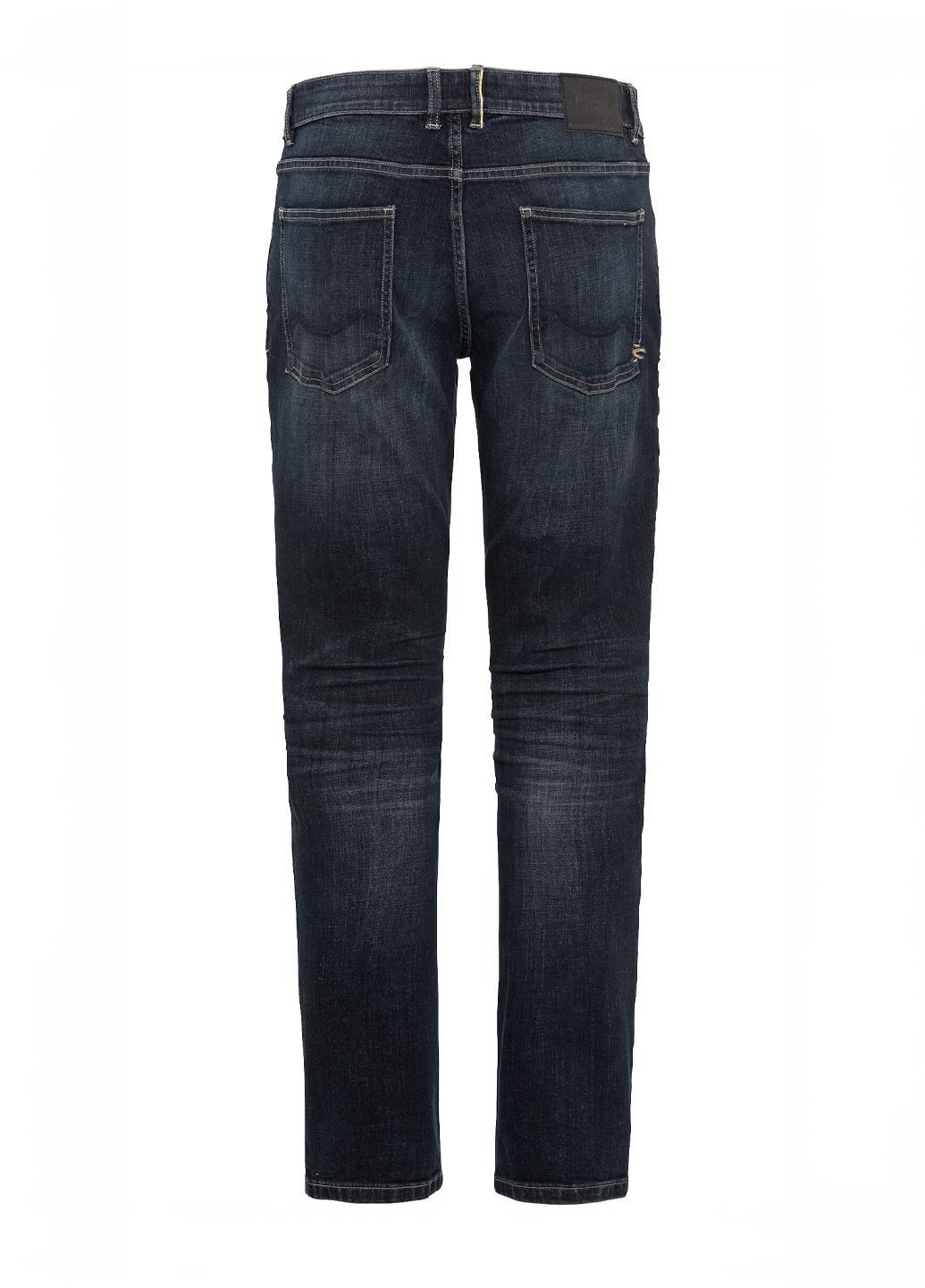 Темно-синие демисезонные зауженные, прямые мужские темно-синие джинсы прямого кроя 488325-2D46-48 Camel Active