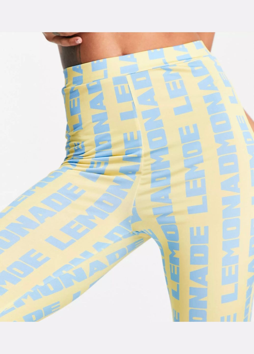 Брюки Желтые с текстовым принтом BTG-0015 Collusion (293060954)