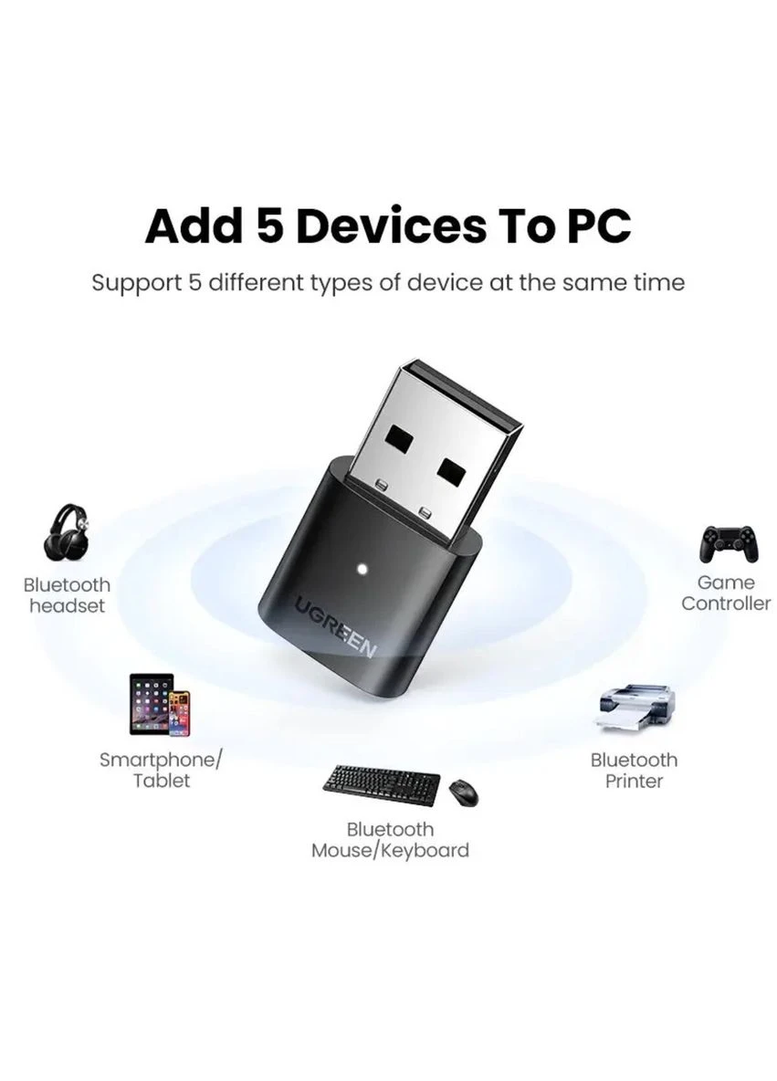 Адаптер CM390 USB Bluetooth 5.0 Adapter (UGR-80889) Ugreen (300684946)