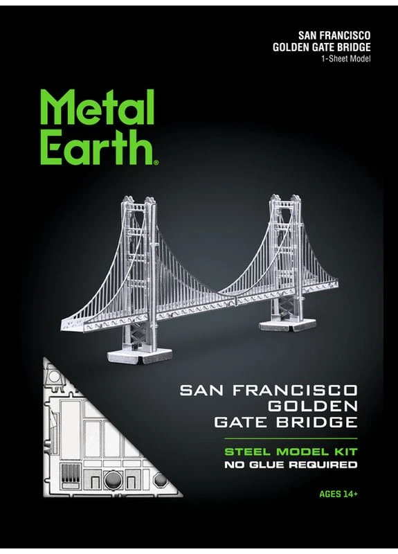 Металлический 3D конструктор "Мост Золотые ворота",, MMS001 Metal Earth (393102907)