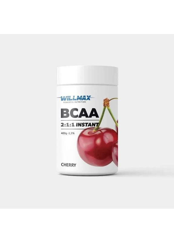 Амінокислоти BCAA 2:1:1 Instant Вишня 400 г Willmax (361117706)