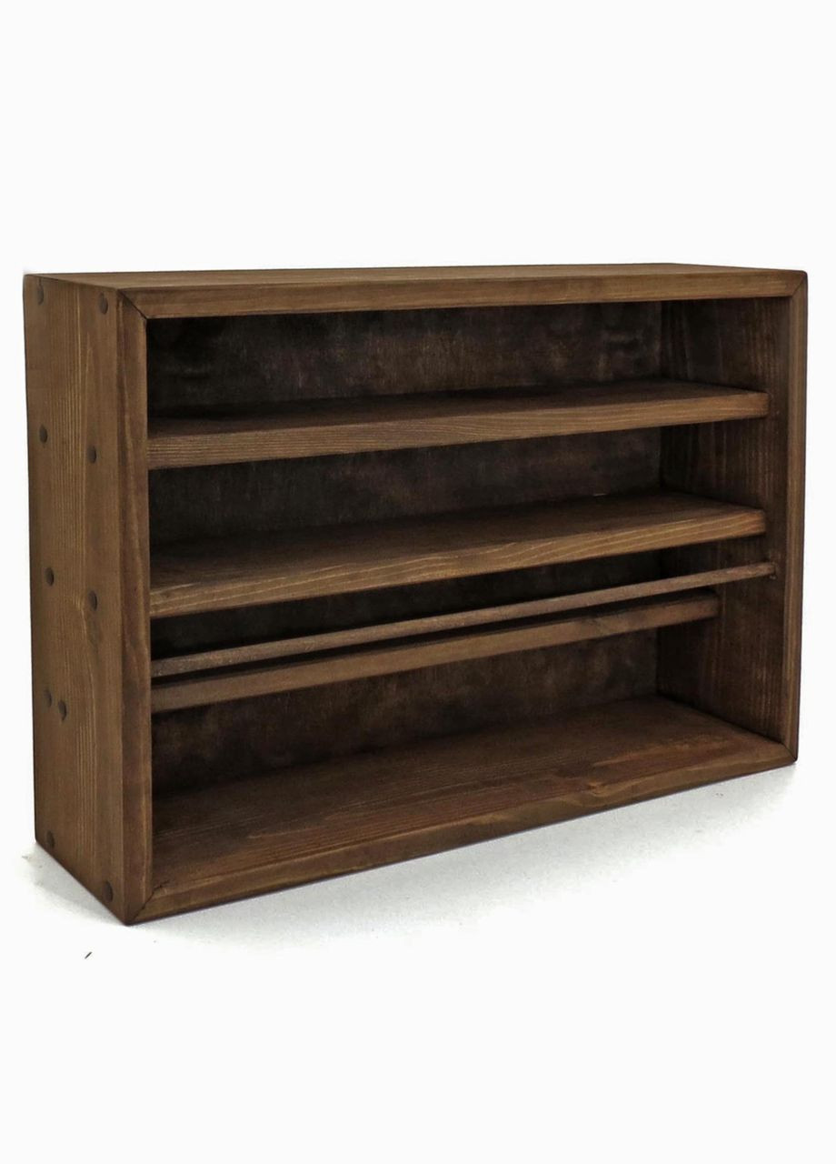 Органайзер для рыбацких снастей из дерева Акула капучино (ОДБ-000309) No Brand (328909553)