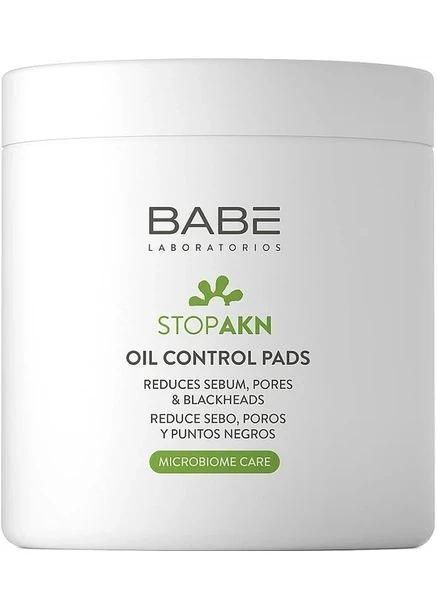 Babe Laboratorios Тонізуючі диски-пади для контролю жирності та звуження пір Laboratorios Stop AKN Microbiome Care Oil Control 60шт — Крем, (394022092)